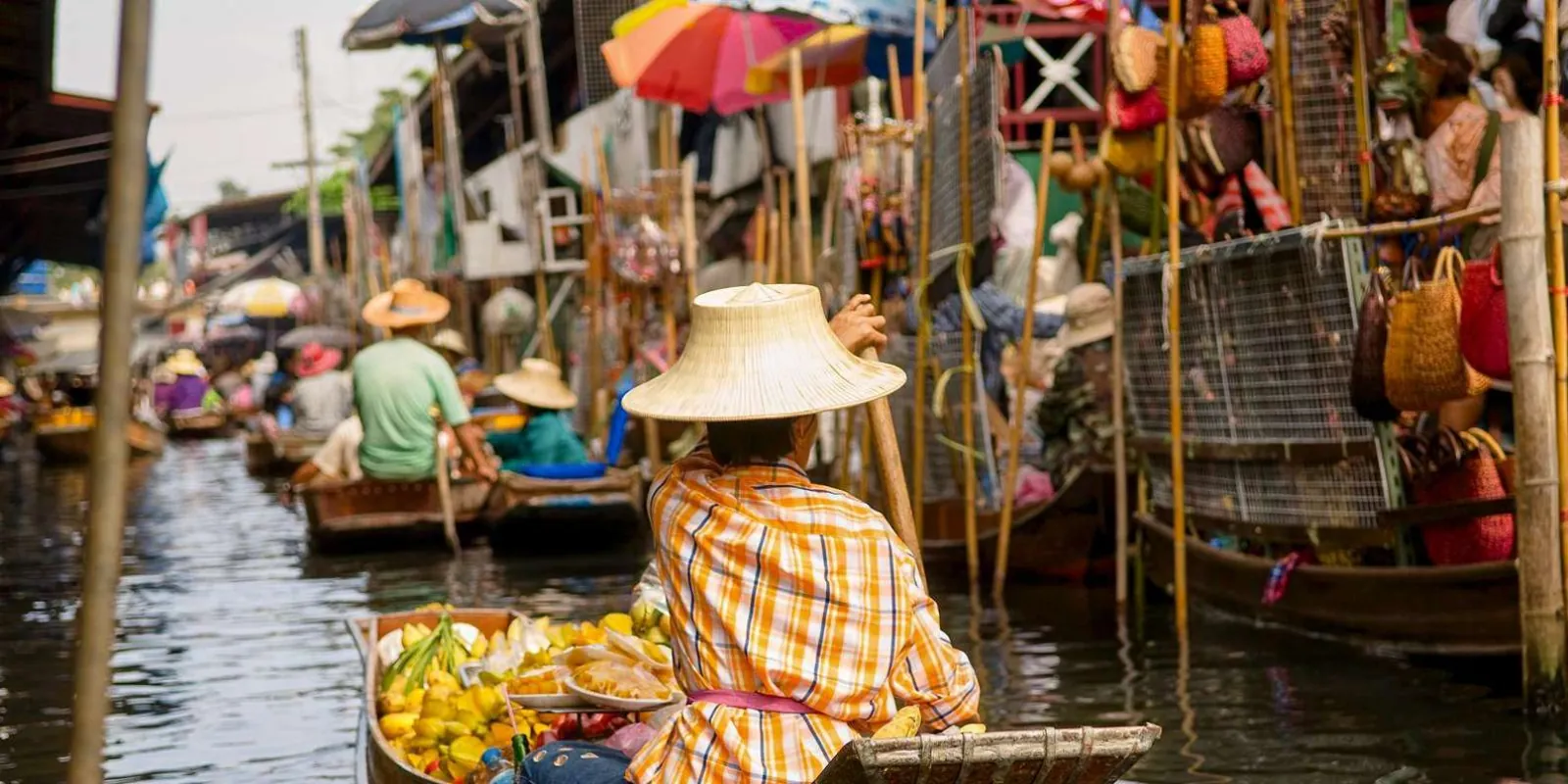 Bangkok: Damnoen Saduak Market and Maeklong Railway Market